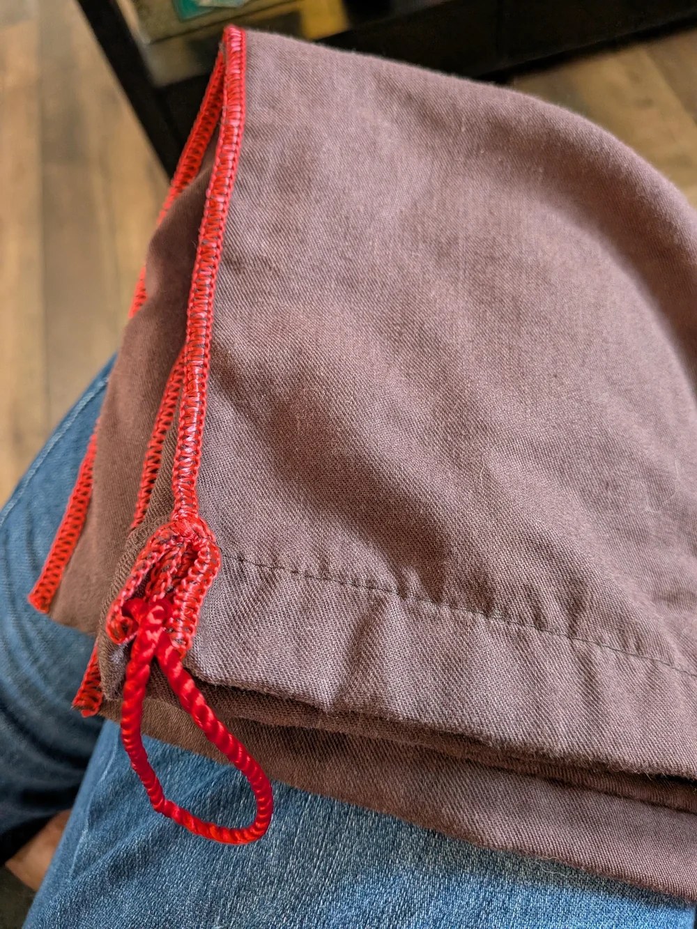 COACH Brown Dust Bag with Logo